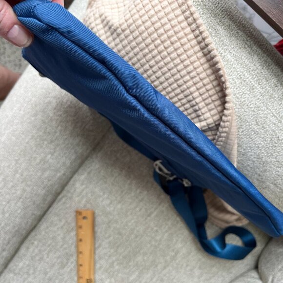 Baggallini Rio Crossbody Travel Bag, Blue Silver Detail - Picture 12 of 16